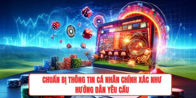 Chuẩn bị thông tin cá nhân chính xác như hướng dẫn yêu cầu