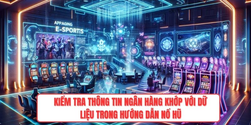 Kiểm tra thông tin ngân hàng khớp với dữ liệu trong hướng dẫn Nổ Hũ